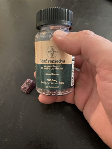 Customer photo review of 1500Mg Mixed Natural Flavors CBD Gummies