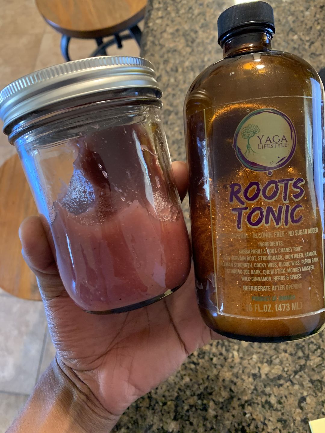 Customer photo review of Yaga Roots Tonic™