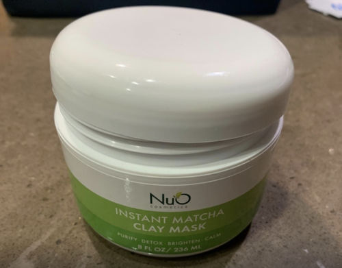 Customer photo review of Instant Matcha Clay Mask