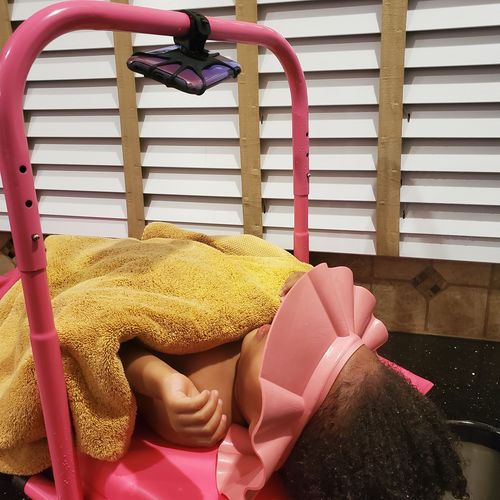 Customer photo review of Shampoo Mat Deluxe