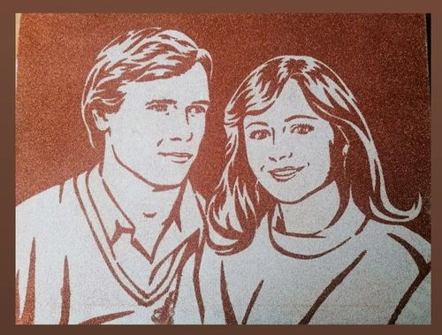 Customer photo review of Porträt mit Glitzer 🌟 WOW Effekt