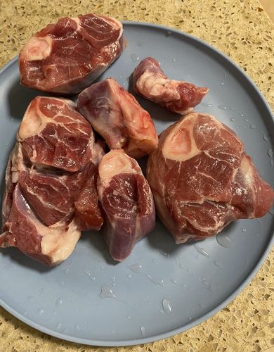 Customer photo review of Halal Lamb Shanks