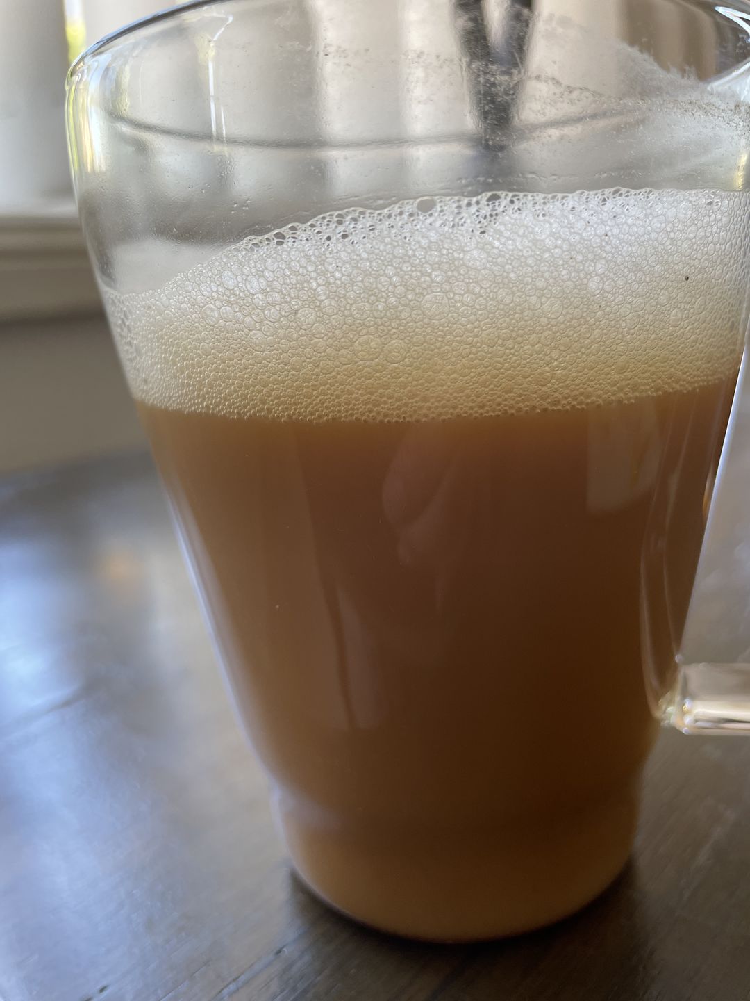 Customer photo review of Salted Caramel Coffee Syrup