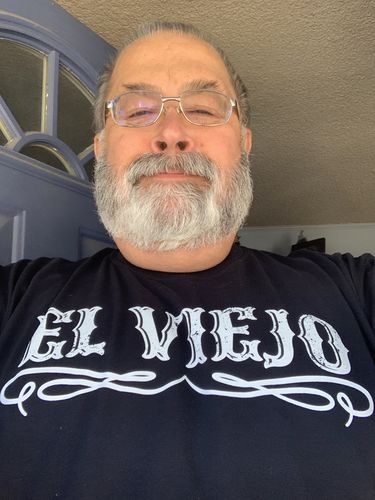 Customer photo review of The Original El Viejo Old School Tee