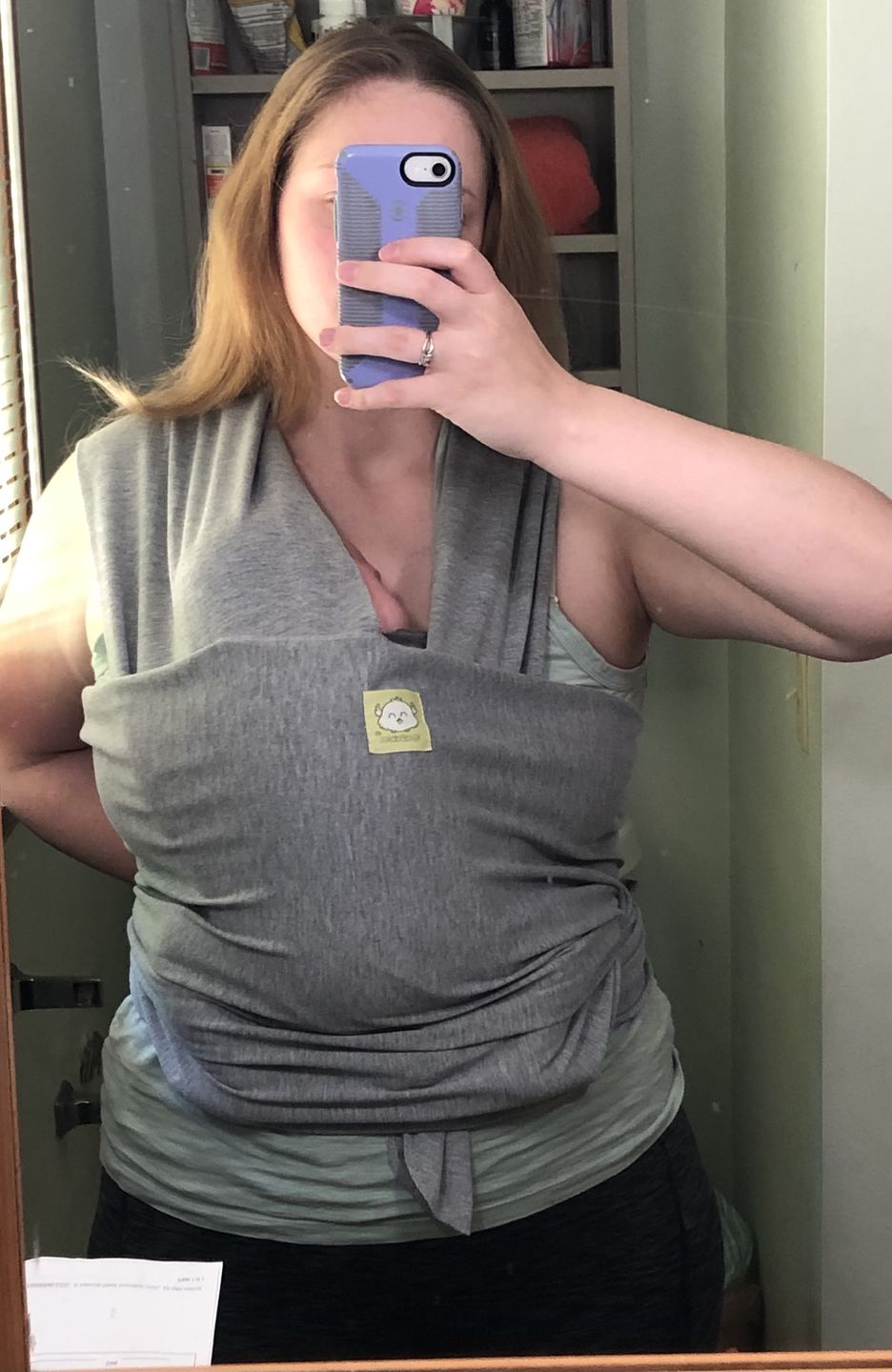 Customer photo review of Baby Wrap Carrier