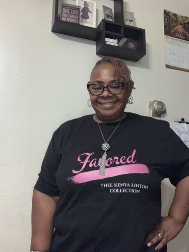 Customer photo review of Favored Pink Unisex T-Shirt