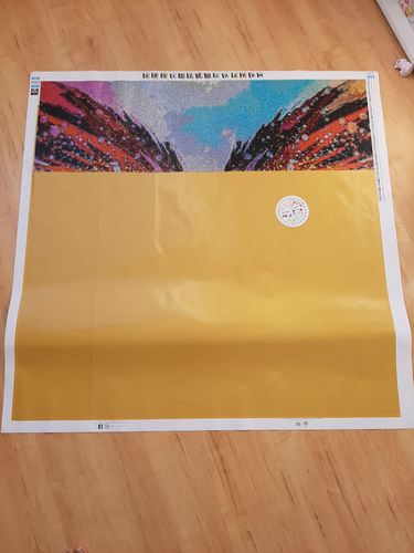 Customer photo review of Dein Wunschmotiv - als Diamond Painting  (eckige Steine)