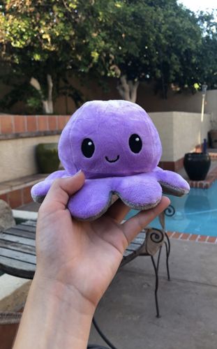 Customer photo review of Tintenfisch Kuscheltier 2 Gesichter