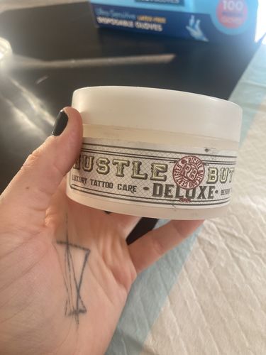 Customer photo review of Hustle Butter Single Tub (5oz)