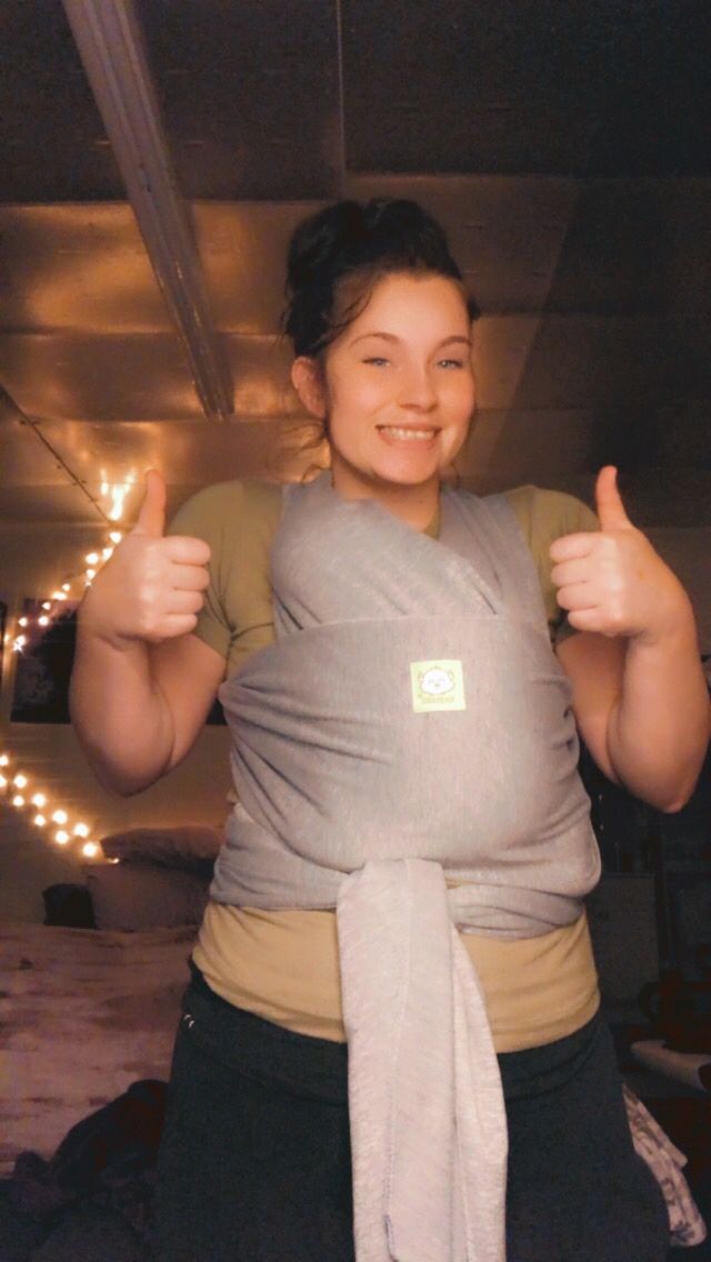 Customer photo review of Baby Wrap Carrier