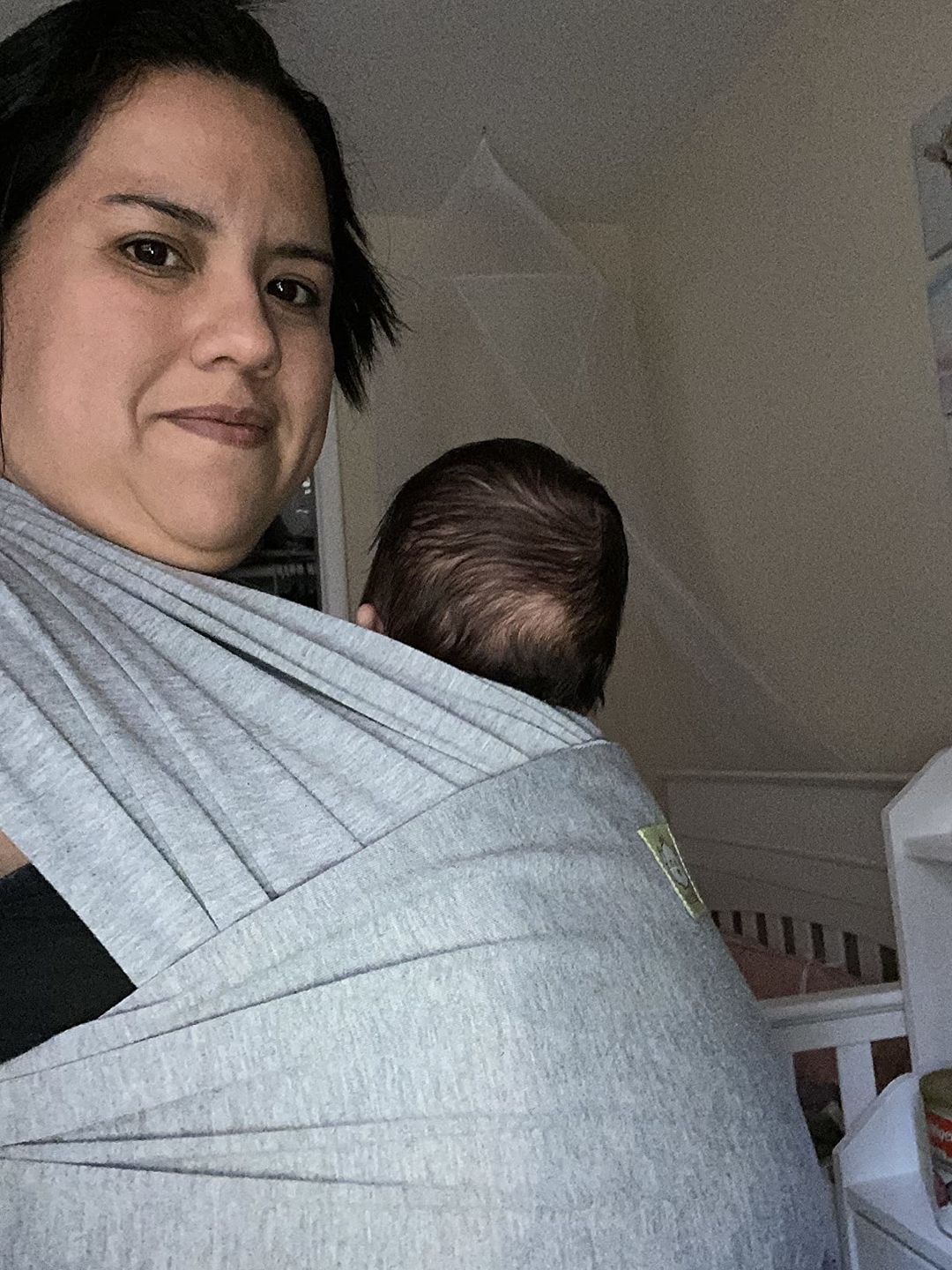 Customer photo review of Baby Wrap Carrier