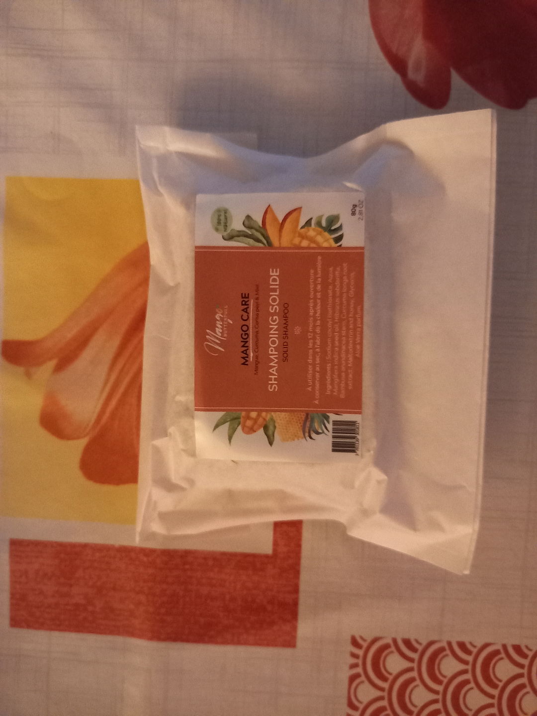 Customer photo review of Shampoing solide Bambou & Hibiscus