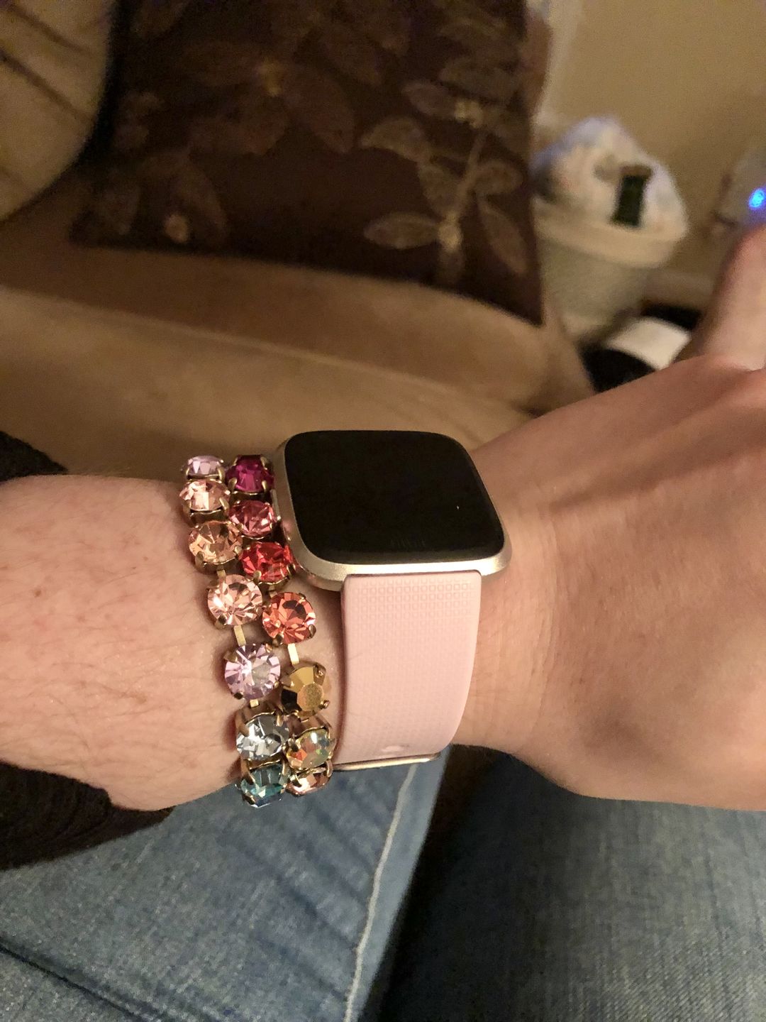Customer photo review of Arista Bracelet in Cosmic Ombré