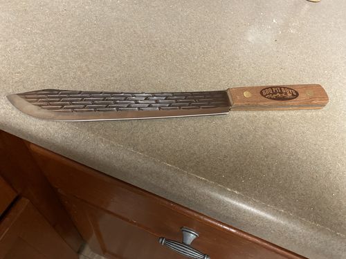 Customer photo review of 10" Stainless BBQ Knife