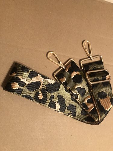 Customer photo review of NEW Leopard Print Nylon Crossbody Strap