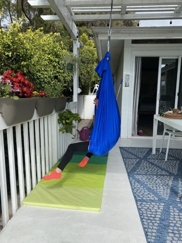 Customer photo review of Hängetuch Yoga