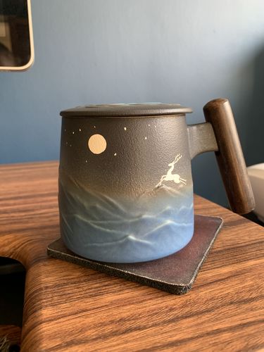 Customer photo review of Elk and Moon Coffee & Tea Mug