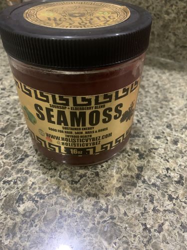 Customer photo review of Elderberry and Soursop Infused Sea Moss Gel