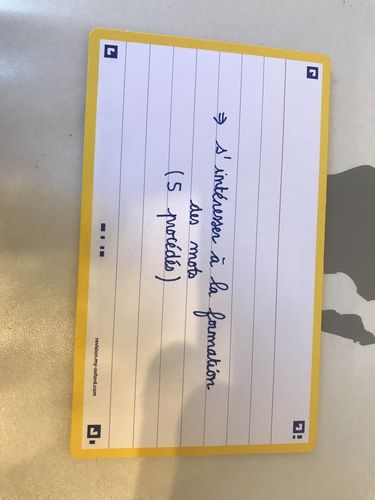 Avis photo d'un client sur Flashcards FLASH 2.0 OXFORD # 80 cartes 7,5 x 12,5 cm - ligné