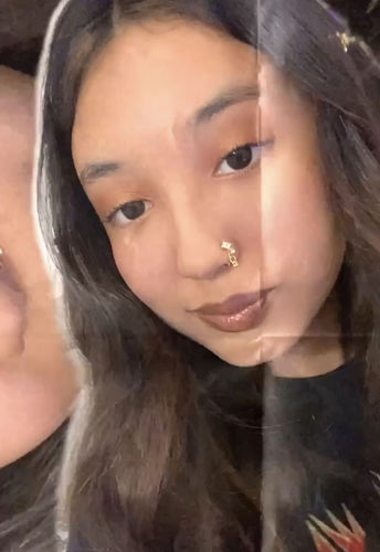 Customer photo review of Cecilia Nose Hoop