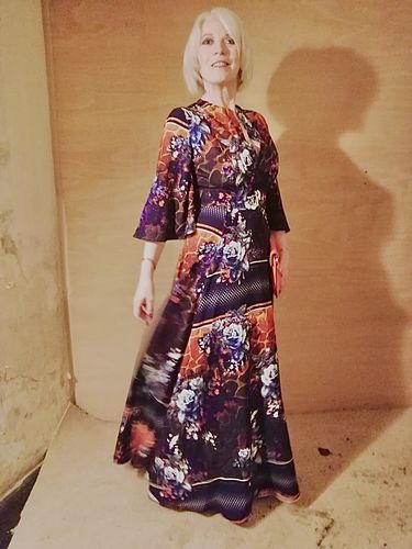 Customer photo review of Autumn Maxi Indigo Safari