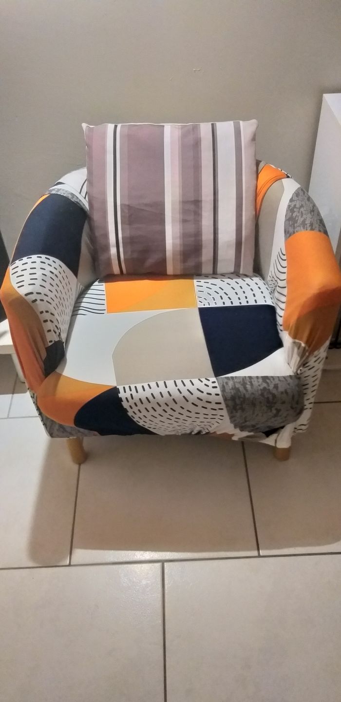 Customer photo review of Vintage - Housses Extensibles de Fauteuil et Canapé - La Maison des Housses
