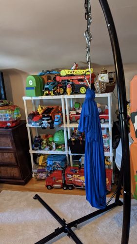 Customer photo review of Schaukeltuch Kinderzimmer