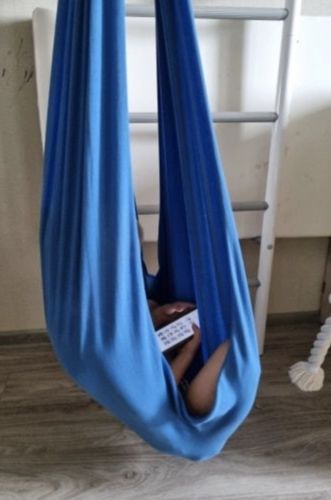 Customer photo review of Therapieschaukel Tuch