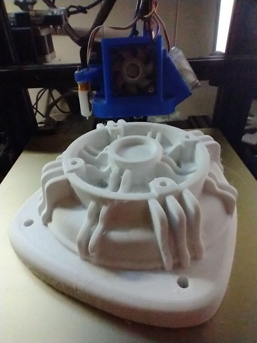 Customer photo review of Paper White PETG Filament 1.75mm