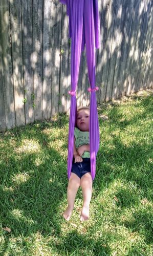 Customer photo review of Schaukeltuch Kinder