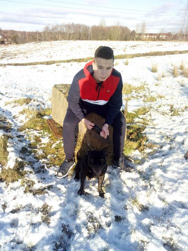 Customer photo review of Forever In My Heart Custom Keychain