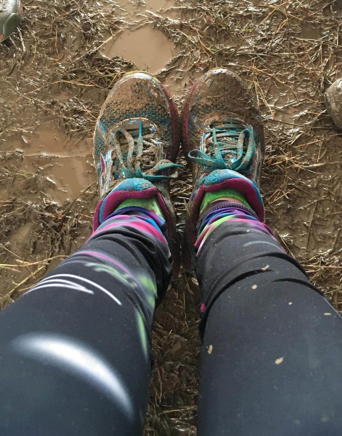 Customer photo review of Swim Leggings for Women UPF 50+| Mystica - Purple
