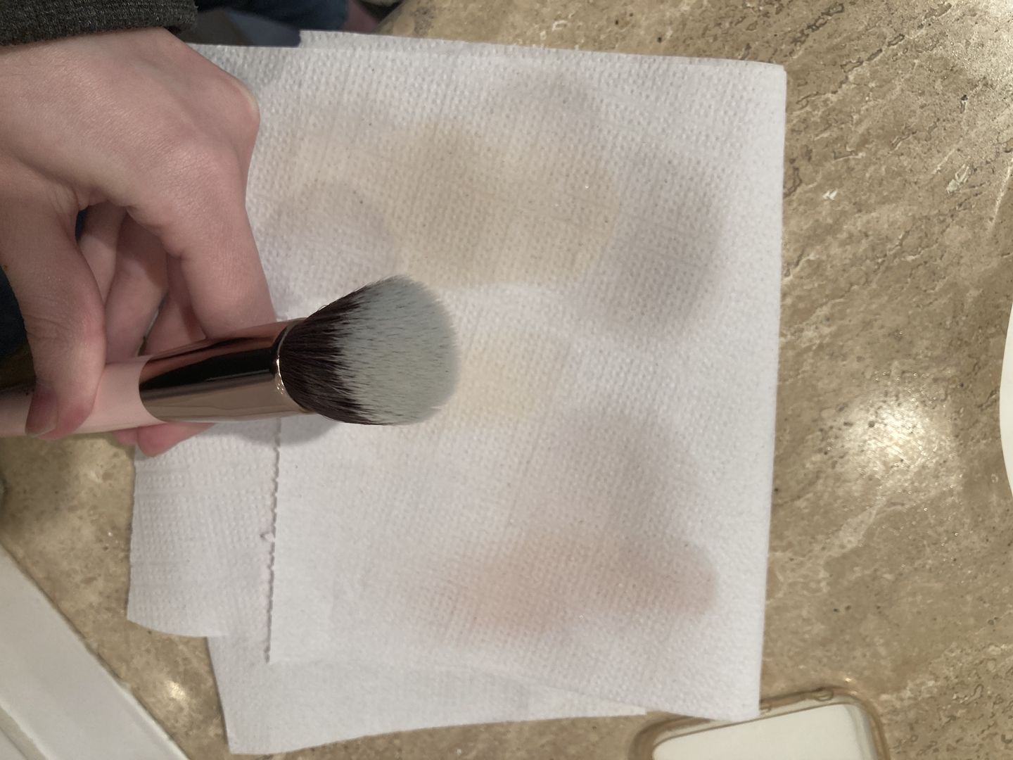Customer photo review of ✭OH! SO CLEAN✭  limpiador instantáneo de brochas 100ml