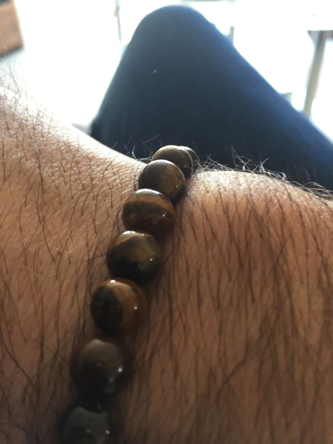 Customer photo review of Bracelet Tibétain | Oeil de Tigre | NEPAL 9mm