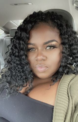 Customer photo review of Neala Brown Contact Lenses(12 months wear)