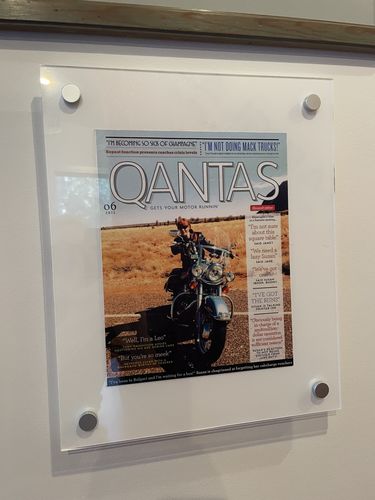 Customer photo review of Acrylic Mounting Panel - 25 x 35 cm