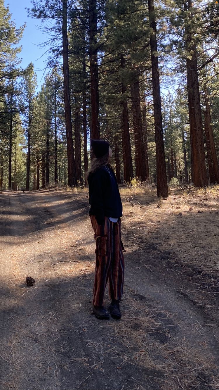Customer photo review of Woven Cotton Cargo Pants