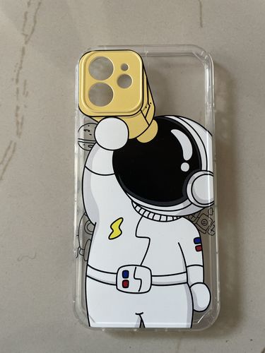 Customer photo review of Astronaut Illustration iPhone Case