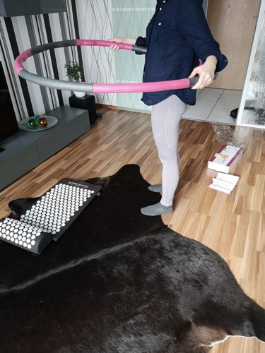 Customer photo review of Hula Hoop Reifen 2 5 kg