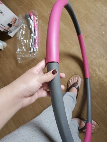 Customer photo review of Hula Hoop lernen für dicke
