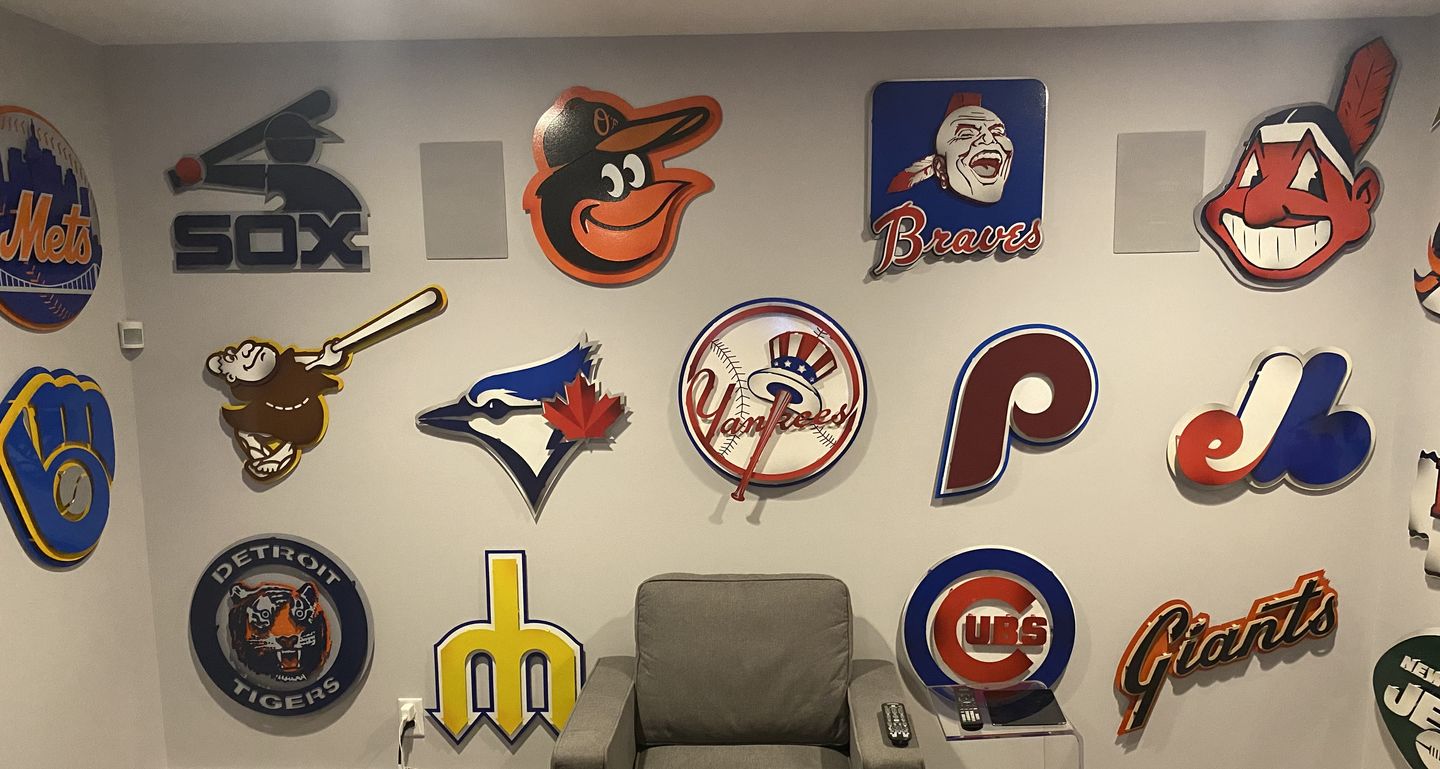 Customer photo review of San Francisco Giants Script 3D Vintage Metal Wall Art