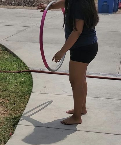 Customer photo review of Hula Hoop lernen für dicke