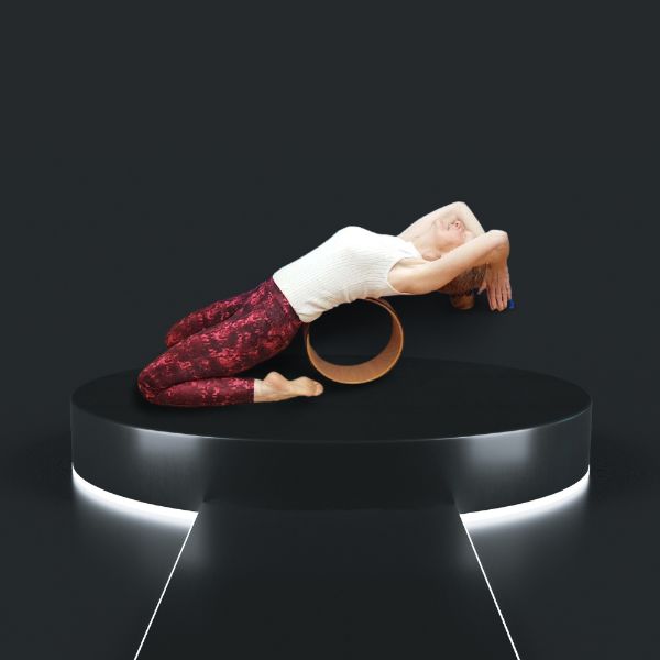 Customer photo review of Cork Yoga Wheel