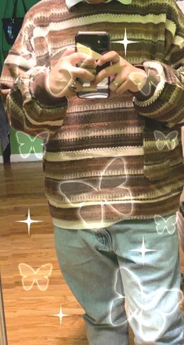 Customer photo review of 80's Grandma Sweater