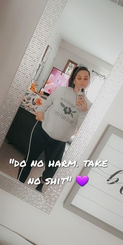 Customer photo review of Do No Harm, Take No Shit