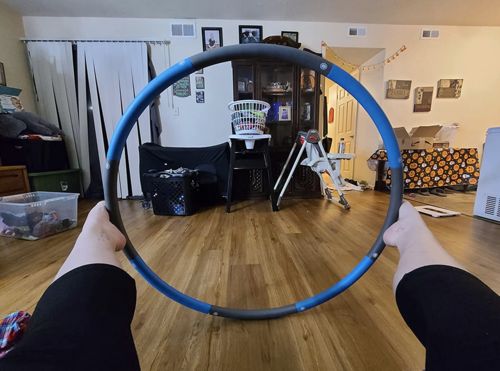 Customer photo review of Hula Hoop Reifen 120 cm durchmesser