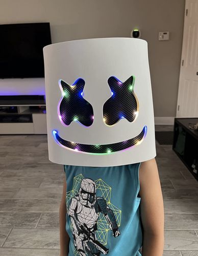 Customer photo review of Marshmallow Kostüm DJ