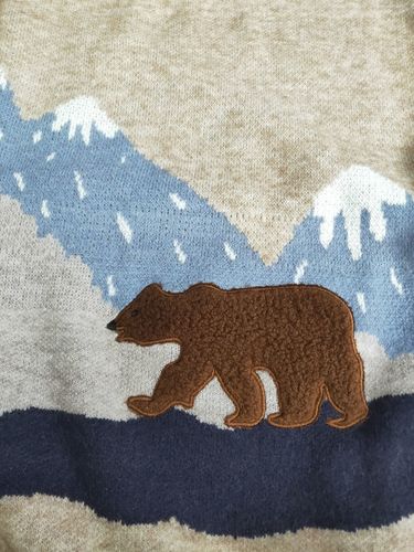 Customer photo review of Mountain Bear Sweater