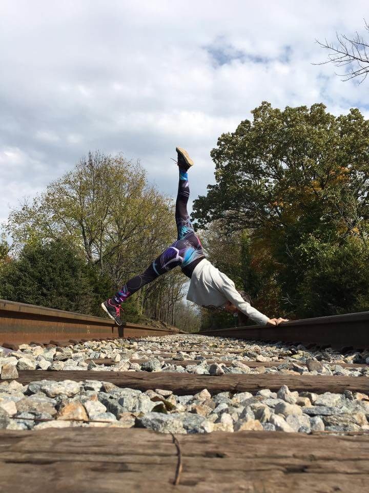 Customer photo review of Swim Leggings for Women UPF 50+| Mystica - Purple