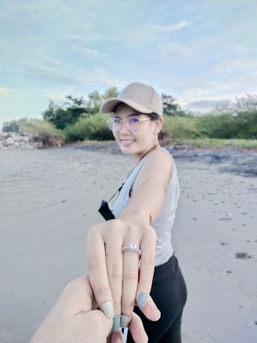 Customer photo review of 1.5ct Slovenia Engagement Ring